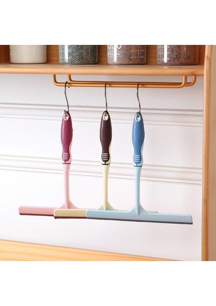 Pembe Tarzı Duş Squeegee Temizleyici Uzun Saplı Cam Kazıyıcı Pencere Squeegee Pencere Temizleyici Aracı Banyo Pencereleri ve Ayna Fayanslar Için (Yurt Dışından)