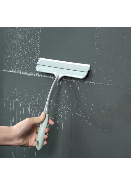 Yeşil Stil Paslanmaz Çelik Pencere Cam Temizleme Aracı Tutacaklı Silikon Kauçuk Fırça Banyo Duş Sileceği Mutfak Araba Ayna Sileceği (Yurt Dışından) fiyatları