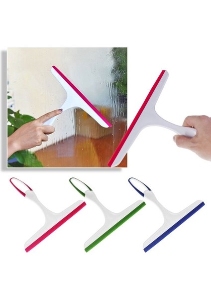 Yeşil Tarzı Pencere Camı Temizleme Silecek Bıçağı Silme Aparatı Ev Duş Banyo (Yurt Dışından)