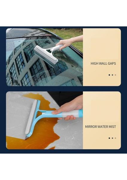 Mavi Stil Araba Camı Sileceği 3-In-1 Cam Temizleyici Sprey Silecek Kolayca Temiz Ayna Ekran Banyo Yüzeyleri Banyo Temizliği (Yurt Dışından) indirimleri