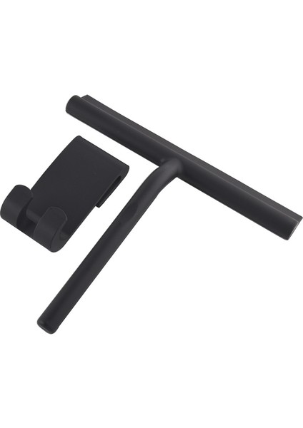 Siyah Stil Ayna Silecek Kazıyıcı Cam Temizleme Duş Camı Sileceği Cam Kazıyıcı Duş Sileceği Temizleyici Silikon Tutucu Banyo (Yurt Dışından)