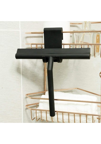 Siyah Stil Ayna Silecek Kazıyıcı Cam Temizleme Duş Camı Sileceği Cam Kazıyıcı Duş Sileceği Temizleyici Silikon Tutucu Banyo (Yurt Dışından) modelleri