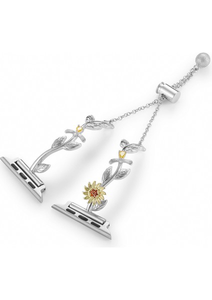 Apple Watch Series 9 8 7 41MM / 6 5 4 Se (2022) Se (2023) Se 40MM Çinko Alaşımlı Watch Kayışı (Yurt Dışından)