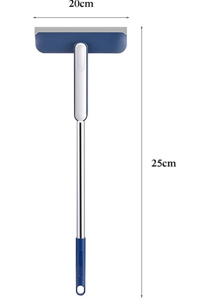 Mavi-1 Stili Silikon Cam Silecek Pencere Temizleme Fırçası Banyo Ayna Temizleyici Tutacaklı Duş Kürek Ev Temizliği (Yurt Dışından)