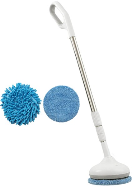 Mavi Stil Uzatılabilir Çubuklu Elektrikli Pencere Temizleyici Mop Zemin Temizleyici Araç Için Yıkama Aracı - Iç ve Dış Mekan Sert Zeminler Için (Yurt Dışından) fiyatları