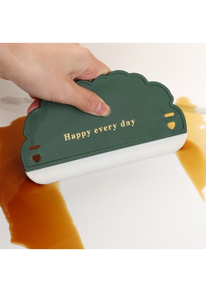 Koyu Yeşil Tarzı Ev Silikon Banyo Aynası Temizleyici Silikon Bıçak Tutuculu Kanca Araba Cam Duş Sileceği Pencere Cam Sileceği Kazıyıcı (Yurt Dışından)