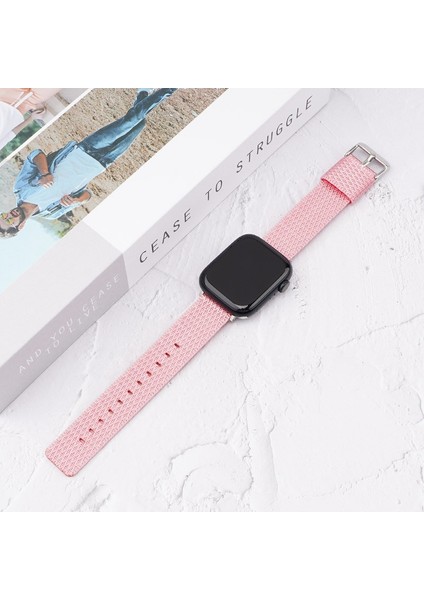 Apple Watch Ultra 2 49MM / 9 8 7 45MM / 6 5 4 44MM Izgara Dokulu Naylon Kayış (Yurt Dışından)