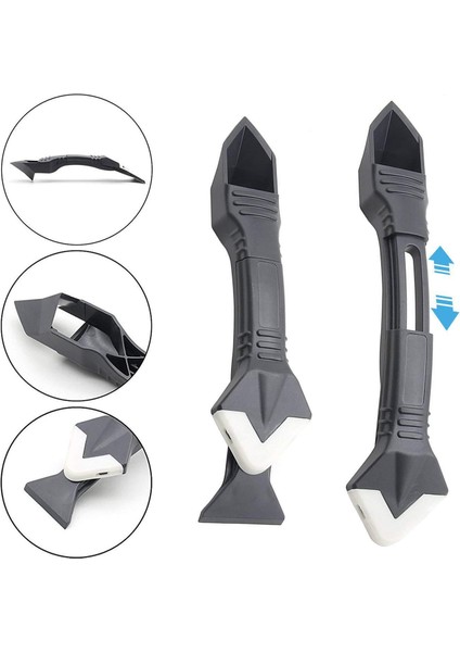 Siyah Plastik 5 Adet Tarzı Yeni Marka Cam Yapıştırıcı Köşe Kazıyıcı Silikon Sökücü Spatula Çok Fonksiyonlu Kauçuk Spatula Silikon Çıkarıcı Köşe Dikiş Spatulası (Yurt Dışından) fırsatları