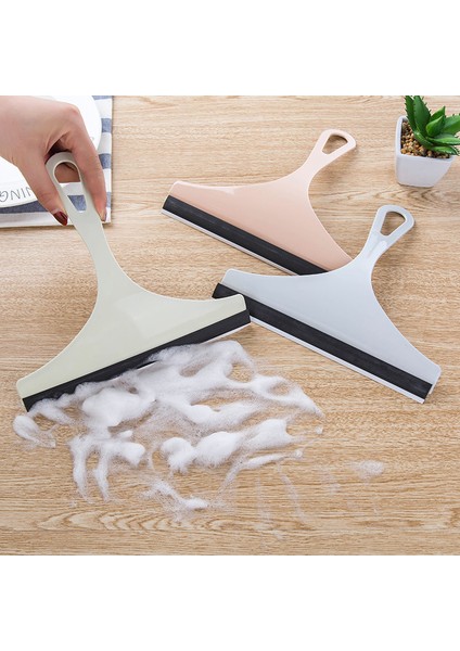 Açık Pembe Tarzı Banyo Aynası Temizleyici Silikon Bıçak Tutuculu Askılı Cam Duş Camı Sıyırıcı Pencere Camı Sileceği (Yurt Dışından)