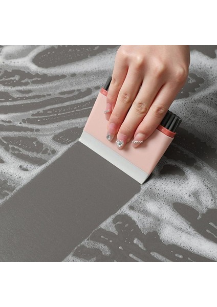 Pembe Tarzı Süpürge Ölü Açı Tuvalet Aynası Kazıyıcı Boşluk Fırça Ev Temizlik Araçları Süpürge Tabak Moda 10X8.3CM (Yurt Dışından) fiyatları