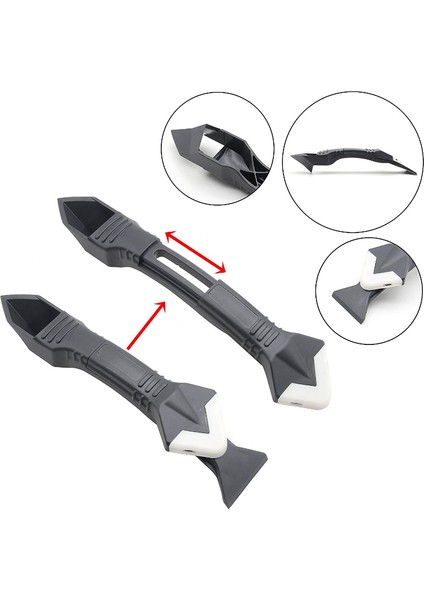 Mavi Stil Silikon Kazıyıcı Tutkal Temizleyici Bıçak Açı Güzellik Aralık Spatula Aracı Fırça Kazıyıcı Kiti Çok Fonksiyonlu Köşe Derz Kazıyıcı Aracı (Yurt Dışından) modelleri