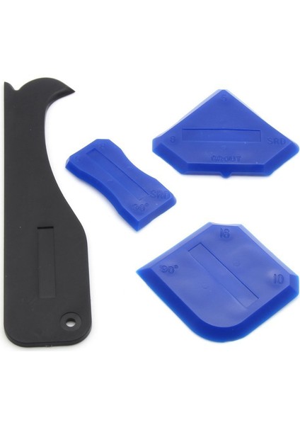 Mavi Stil Silikon Kazıyıcı Tutkal Temizleyici Bıçak Açı Güzellik Aralık Spatula Aracı Fırça Kazıyıcı Kiti Çok Fonksiyonlu Köşe Derz Kazıyıcı Aracı (Yurt Dışından) fırsatları