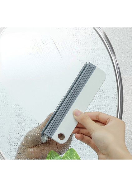 Mavi Gri Tarzı Çift Taraflı Ev Aynası Temizleyici Pencere Temizleme Aracı Banyo Cam Fırçası Zemin Seramik Duvar Temizleme Araçları (Yurt Dışından) fırsatları