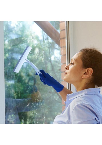 Mavi Stil Duş Cam Kapı Temizleyici Banyo Aynası Kazıyıcı Cam Temizleme Aracı Fayans Duş Duvarları Temizleme Aksesuarları (Yurt Dışından) indirimleri