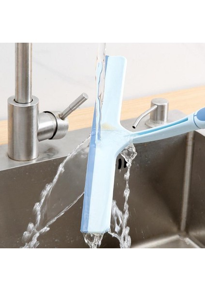 Pembe Tarzı Duş Sileceği Pencere Cam Silme Uzun Sap Banyo Aynası Sileceği Temizleyici Duş Sileceği Cam Sileceği Pencere Temizleyici (Yurt Dışından)