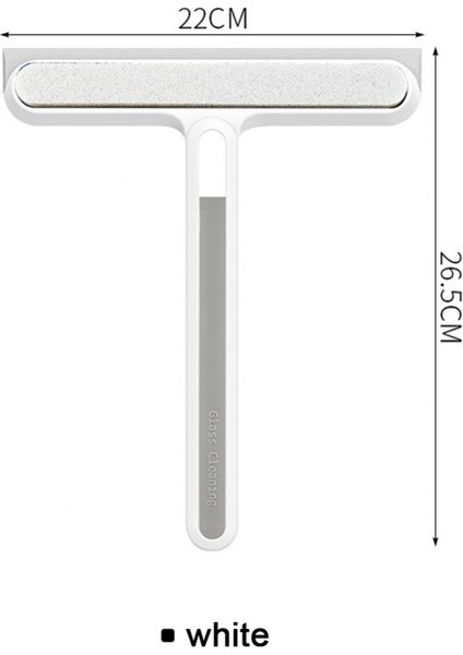 Mavi Stil Dörtü Bir Arada Kazıyıcı Temizleyici Fırça Duş Cam Sileceği Basit Tasarım Taşınabilir Genişletilmiş Temizlik Aracı Silikon (Yurt Dışından)