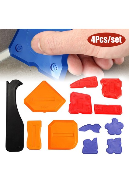 Mavi A Tarzı Silikon Derz Dolgu Aracı Kiti Silikon Derz Yayıcı Spatula Kazıyıcı Kenar Onarım Araçları Zemin Kiremit Kenarları Temizleyici (Yurt Dışından) modelleri