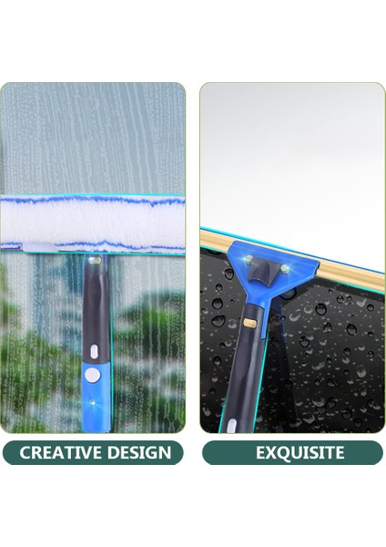 Mavi Stil Cam Temizleme Kazıyıcı Uzatılabilir Silecek Pencere Temizleyici Duş Kapısı Seti Zemin Temizleyiciler Mikrofiber Fırça Kutup Kiti (Yurt Dışından) modelleri