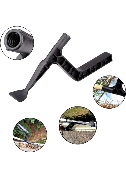 Siyah Stil Çatı Oluk Temizleme Kürek, Bahçe Için Yaprak Temizleme Aracı, Drenaj Temizleme Aracı - (Yurt Dışından) fırsatları