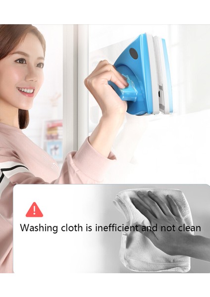 Mavi Stil Pp Malzeme Çift Yüzlü Manyetik Pencere Cam Temizleme Wiper Çift Yüzlü Yüzey Fırça Temizleme Manyetik (Yurt Dışından) modelleri