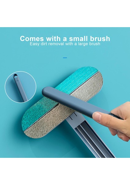 Mavi Stil Su Izi Bırakmadan Kolay Yatak Tüy Temizleme Fırçası Yumuşak Baş Toz Süpürgesi Saç Ev Temizlik Aracı (Yurt Dışından) fiyatları