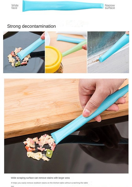 Mavi Stil Çift Başlı Kazıyıcı 3ü 1 Arada Derin Lekeli Kürek 18X2.5CM Parlak Dokulu Mutfak Temizlik Aleti Temizlik Araçları Iyi Dokunuş 17G (Yurt Dışından) fırsatları