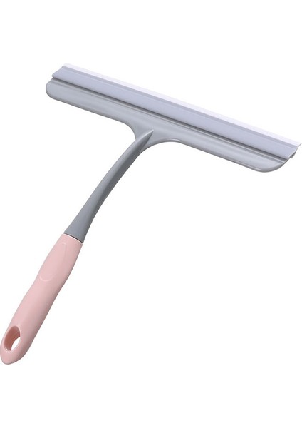 Pembe Tarzı Paslanmaz Çelik Pencere Cam Temizleme Aracı Tutacaklı Silikon Kauçuk Fırça Banyo Duş Sileceği Mutfak Araba Ayna Sileceği (Yurt Dışından) fırsatları