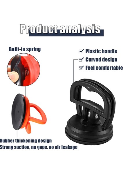 Siyah 57X67MM Tarzı Araba Çekiç Çekiç Çekiç Araçları, Emme Kupası Kolu Kaldırıcı Çekiç Onarımı Onarım Masraflarını Kaydedin Araba Çekiç Çıkarıcı Için Arabalar (Yurt Dışından) fırsatları