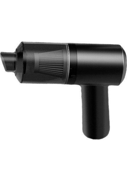 Siyah Stil Taşınabilir Kablosuz Araba Elektrikli Süpürge Ev Için El Süpürgesi Araç Çift Kullanımlı Güçlü Emiş Mini Temizleyici (Yurt Dışından)