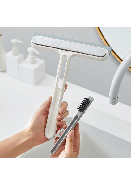Mavi Stil Silikon Cam Silecek Pencere Temizleme Fırçası Banyo Ayna Temizleyici Tutma Kolu Duş Silikonu Ev Temizlik Araçları (Yurt Dışından) modelleri