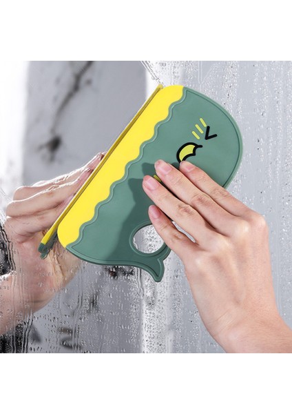 Mavi Stil Süper Yana Silecek Yaratıcı Karikatür Banyo Ayna Temizlik Çizik Cam Temizleme Araçları Silecek Levha (Yurt Dışından) modelleri