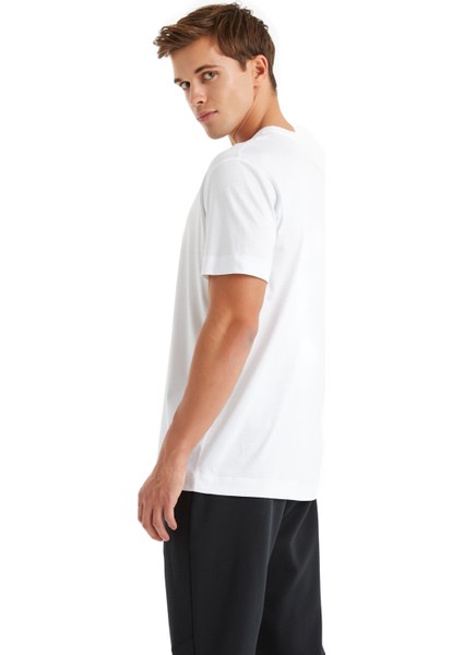Erkek T-Shirt 40614 - Beyaz fiyatları
