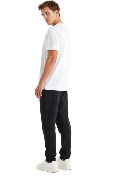 Erkek T-Shirt 40614 - Beyaz indirimleri