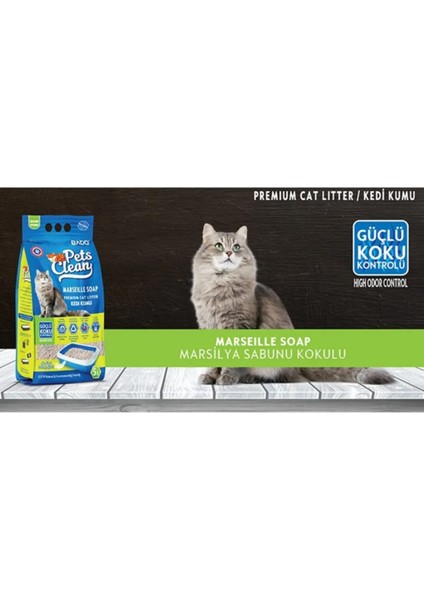 Pets Clean Kedi Kumu Sabun Kokulu 5 Lt * 4 Adet