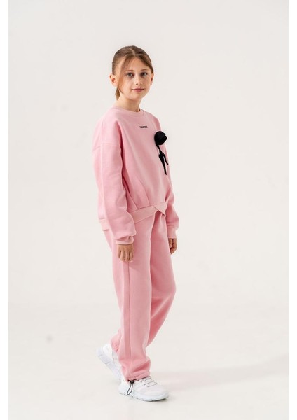 Kız Çocuk Çiçekli Eşofman Takımı G4711 fiyatları