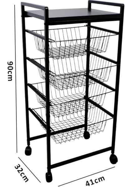Metal 4 Katlı Çekmeceli Banyo Düzenleyici Organizer Havluluk 9040 1-1-369 indirimleri