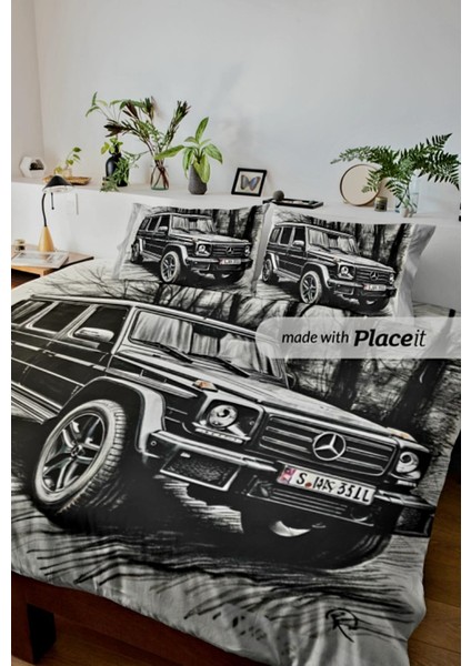 Tek Kişilik Nevresim Takımı Pamuk Saten Antibakteriyel Hipoalerjenik 160 x 240 cm Özel Tasarım