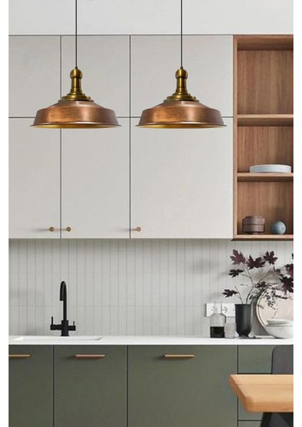 Asaletli Eskitme Long Knob Başlık Retro Sarkıt Lamba Restoran Salon Aydınlatma fırsatları