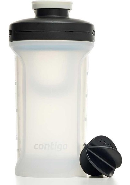 Shake Go Sporcu Suluğu & Shaker 590 ml - Şeffaf