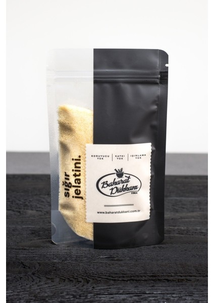 Sığır Jelatin Tozu (Saf) 100 gr (240 Bloom) fiyatları