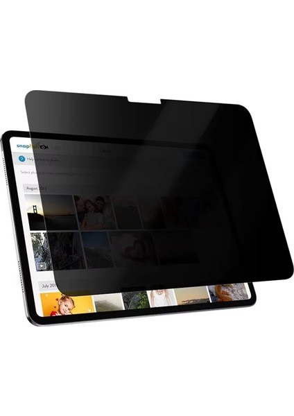 Apple iPad 10.2 7. ve 8. Nesil Uyumlu Privacy Hayalet Full Glue Tablet Ekran Koruyucu