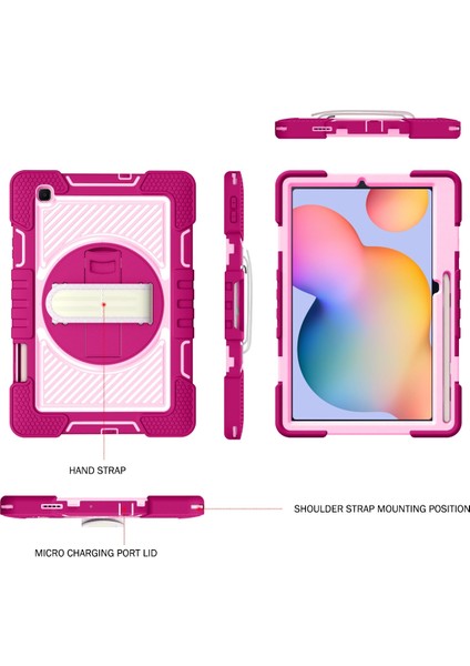 Samsung Galaxy Tab S6 Lite P610/P615 Için Silikon + Pc Kılıfı (Yurt Dışından) fiyatları