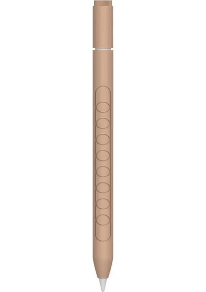 Apple Pencil Pro Kılıf Mat Silikon Kahverengi