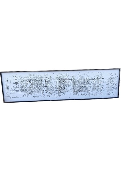 Asemic Sound Mappings Sergisi Asemik Resmi 62X244 cm 009