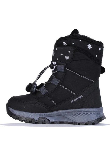 014-24 Deri Kürklü Paraşüt Kumaş Kız Çocuk Bot modelleri