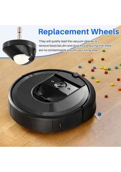 Irobot Tekerlekleri Için Tekerlek Düzeneği Ön Tekerlek Roomba 500 600 700 800 Serisi Elektrikli Süpürge Erişimi (Yurt Dışından)