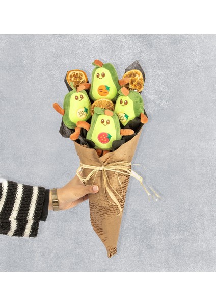 ATÖLYE247 Peluş Avokado Buketi