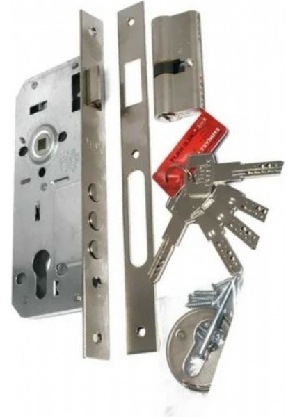 Silindirli Gömme Kilit 3 Milli Bilyalı Barelli 45 mm 2000