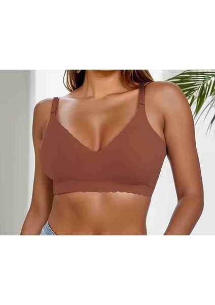 Balensiz Dikişsiz Lazer Dikim Çıkarılabilir Pedli Sütyen