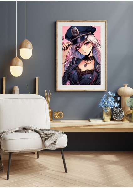 Ti-Play Zaka Anime Series Sylveryn AS218 35X50 Çerçevesiz Karton Poster Uv Baskı